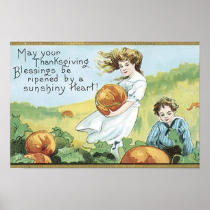 vintage Thanksgiving poster