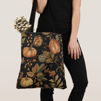 Vintage, Thanksgiving, Pumpkins Season Tote Bag