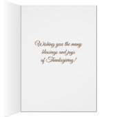 Vintage Thanksgiving Religious Blessing Jesus (Inside (Right))