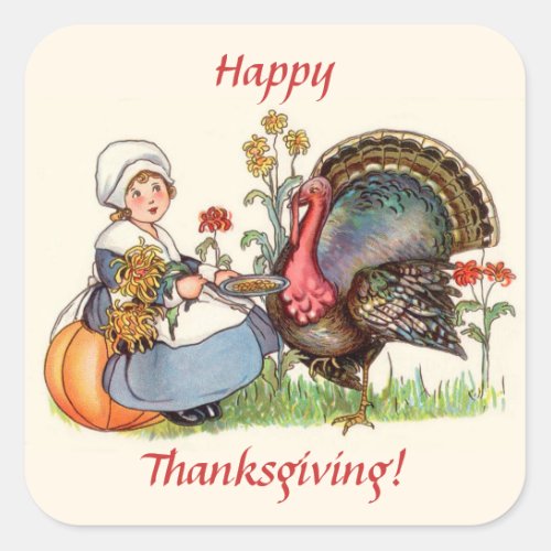 Vintage Thanksgiving Sticker