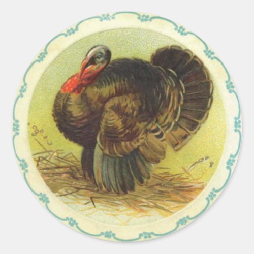vintage thanksgiving sticker