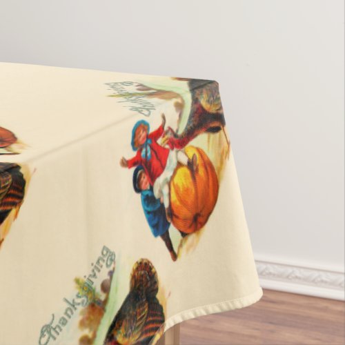 Vintage Thanksgiving Tablecloth
