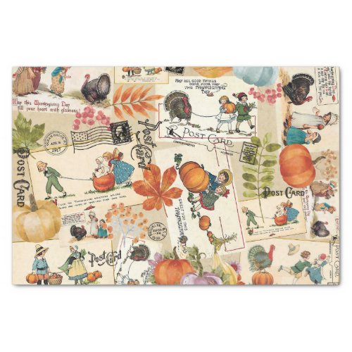 Vintage Thanksgiving Tissue Paper