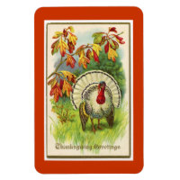 Vintage Thanksgiving Turkey Magnet