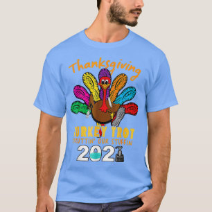 Vintage Thanksgiving Turkey Trot Struttin Our Stuf T-Shirt