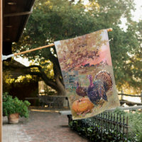 Vintage Thanksgiving Turkeys and Pumpkin