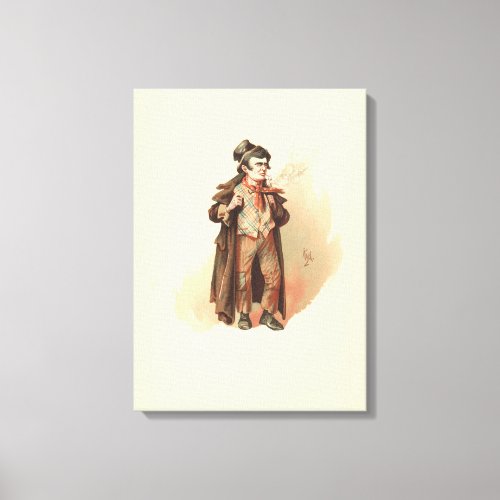 Vintage The Artful Dodger Oliver Twist Canvas Print