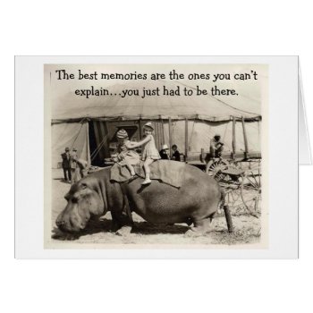 Vintage - The Best Memories Can't Be Explained  by AsTimeGoesBy at Zazzle