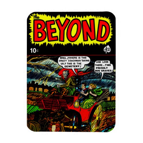 Vintage The Beyond Comics Flexible Magnet