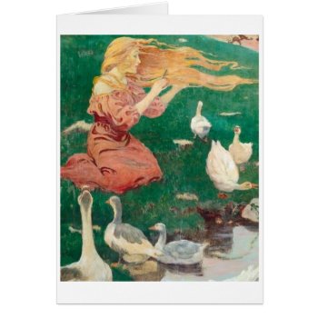Vintage - The Goose Girl  by AsTimeGoesBy at Zazzle