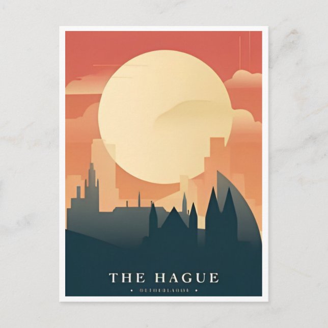 Vintage The Hague city Netherlands holland  Postcard (Front)