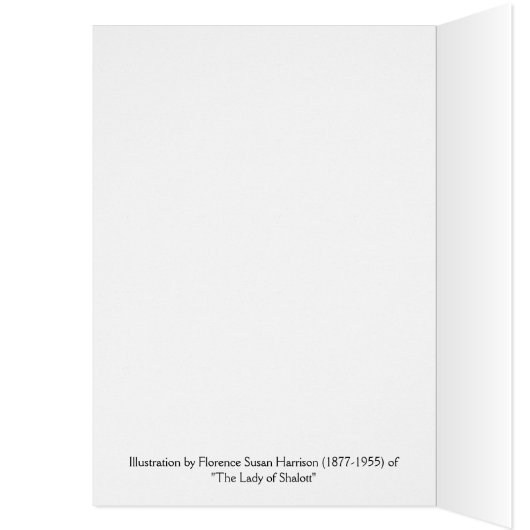 Vintage - The Lady of Shalott, (Inside (Left))