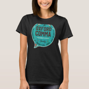 Vintage The Oxford Comma Preservation Society Team T-Shirt