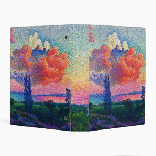 Vintage The Pink Cloud (1896) painting Mini Binder