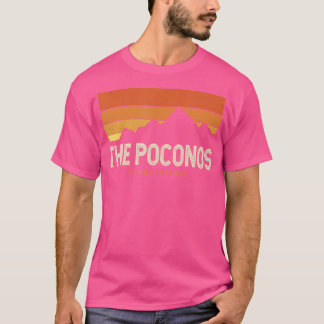 Vintage The Poconos Pennsylvania Mountains Hiking T-Shirt