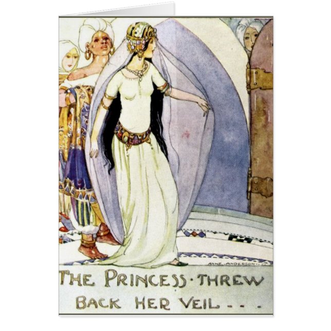 Vintage - The Princess and Her Veil, Cards (Front)