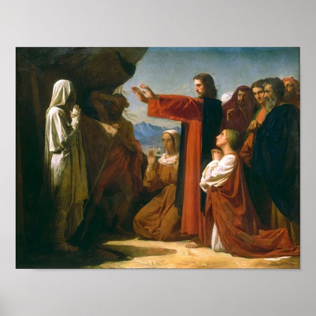 Vintage The Raising of Lazarus Poster (Front)