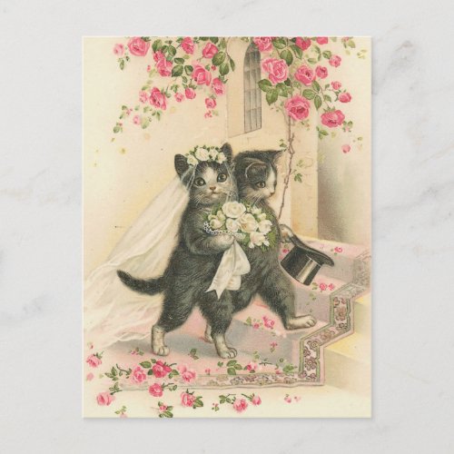Vintage The Wedding 1 Postcard