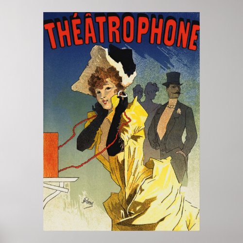 Vintage Theater Advertising Poster Art Painting