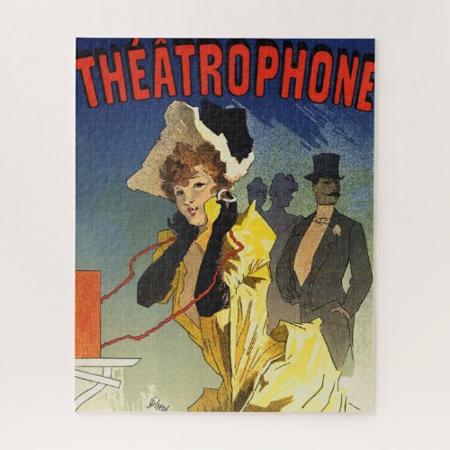 Vintage Theater Advertising Poster Art Painting Jigsaw Puzzle