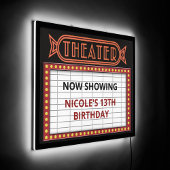 Vintage Theater Marquee Sign 