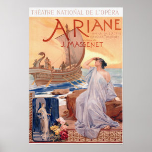 Vintage Theater/Performance Advertisement  Poster