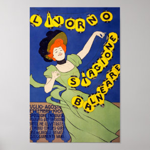 Vintage Theater/Performance Advertisement Poster