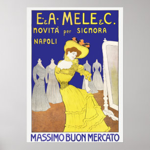 Vintage Theater/Performance Advertisement Poster