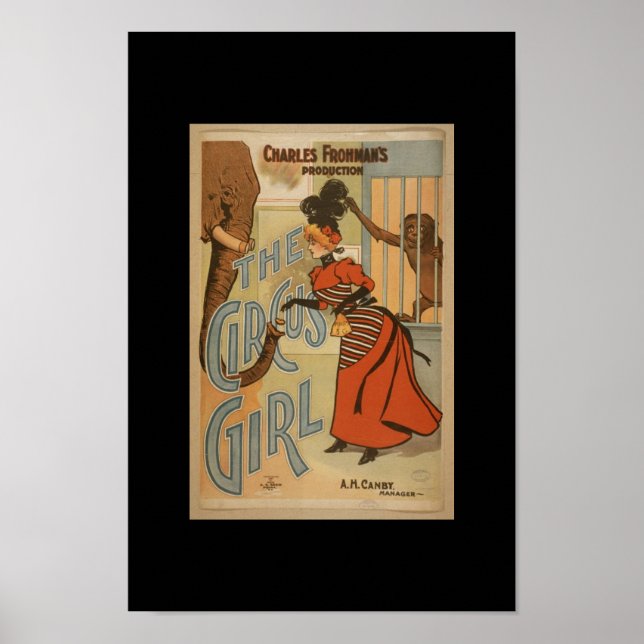 Vintage Theater Posters the Circus Girl (Front)