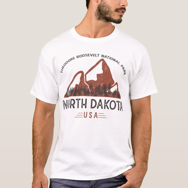 Vintage Theodore Roosevelt National Park T-Shirt (Front)