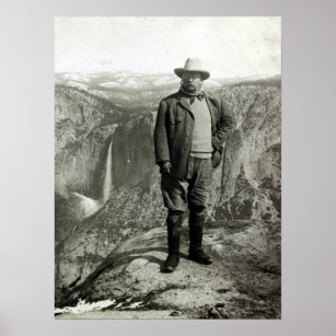Vintage Theodore Roosevelt Yosemite Poster