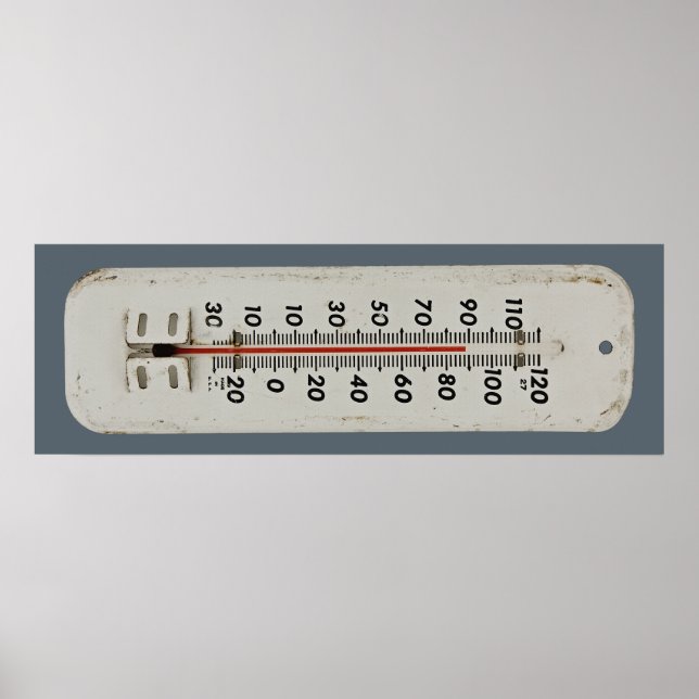 vintage thermometer poster (Front)