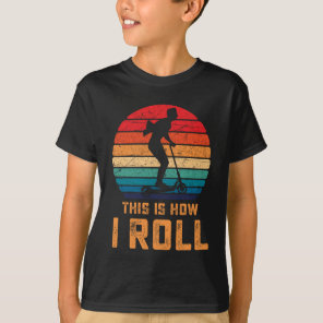 VIntage This Is How I Roll Scooter T-Shirt