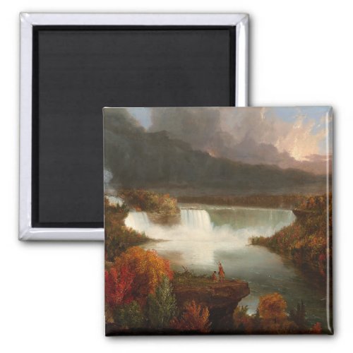 Vintage Thomas Cole Distant View of Niagara Falls Magnet