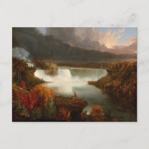 Vintage Thomas Cole Distant View of Niagara Falls Postcard