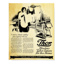 Vintage Thor Brand Electric Washing Machine Print