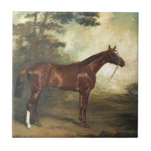 Vintage Thoroughbred Horse Tile