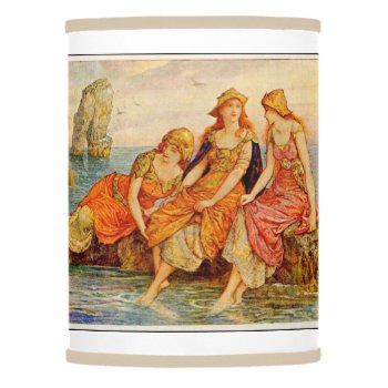 Vintage - Three Women & The Sea  Lamp Shade by AsTimeGoesBy at Zazzle