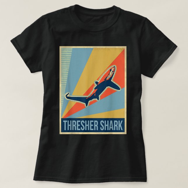 Vintage Thresher Shark  T-Shirt (Design Front)