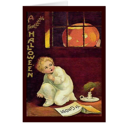 Vintage Thrilling Halloween Cards (Front)