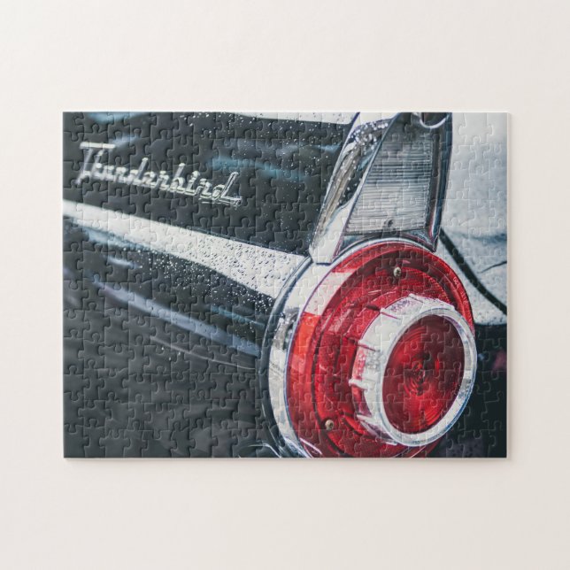 Vintage Thunderbird Car Tail Light Jigsaw Puzzle (Horizontal)