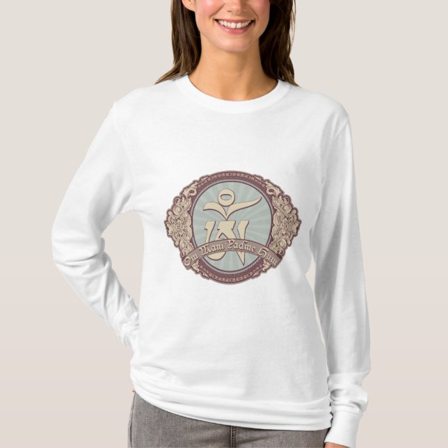 Vintage Tibetan OM Logo T-Shirt (Front)