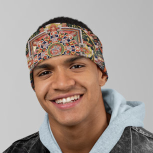 Vintage Tibetan Tantric Buddhism Mandala Bandana