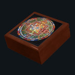 Vintage Tibetan Tantric Buddhism Mandala Jewelry Box<br><div class="desc">Vintage Tibetan Tantric Buddhism Mandala Design.  Makes a beautiful,  meaningful,  blissful gift for buddhists.</div>