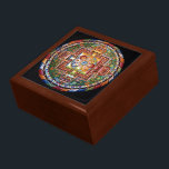 Vintage Tibetan Tantric Buddhism Mandala Jewelry Box<br><div class="desc">Vintage Tibetan Tantric Buddhism Mandala Design.  Makes a beautiful,  meaningful,  blissful gift for buddhists.</div>