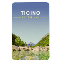 Vintage Ticino Switzerland Travel