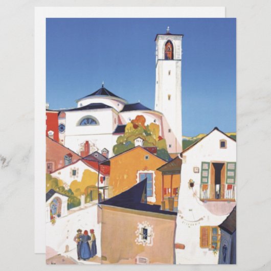 Vintage Ticino Tessin Canton Switzerland (Front/Back)