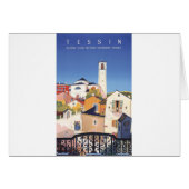 Vintage Ticino Tessin Canton Switzerland (Front Horizontal)