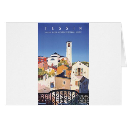 Vintage Ticino Tessin Canton Switzerland