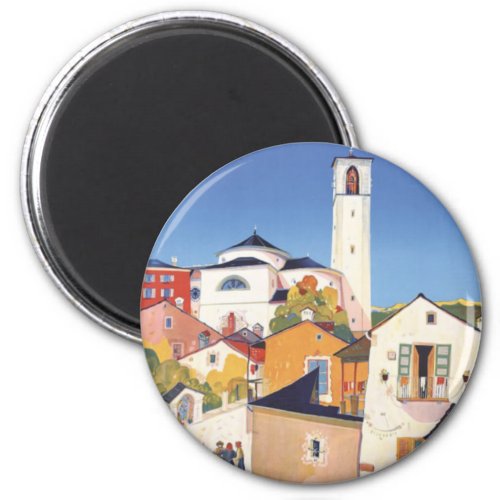 Vintage Ticino Tessin Canton Switzerland Magnet